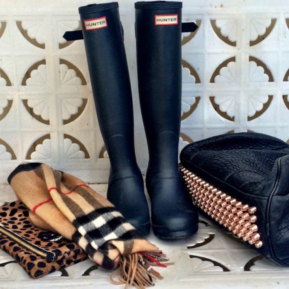 Hunter rain boots